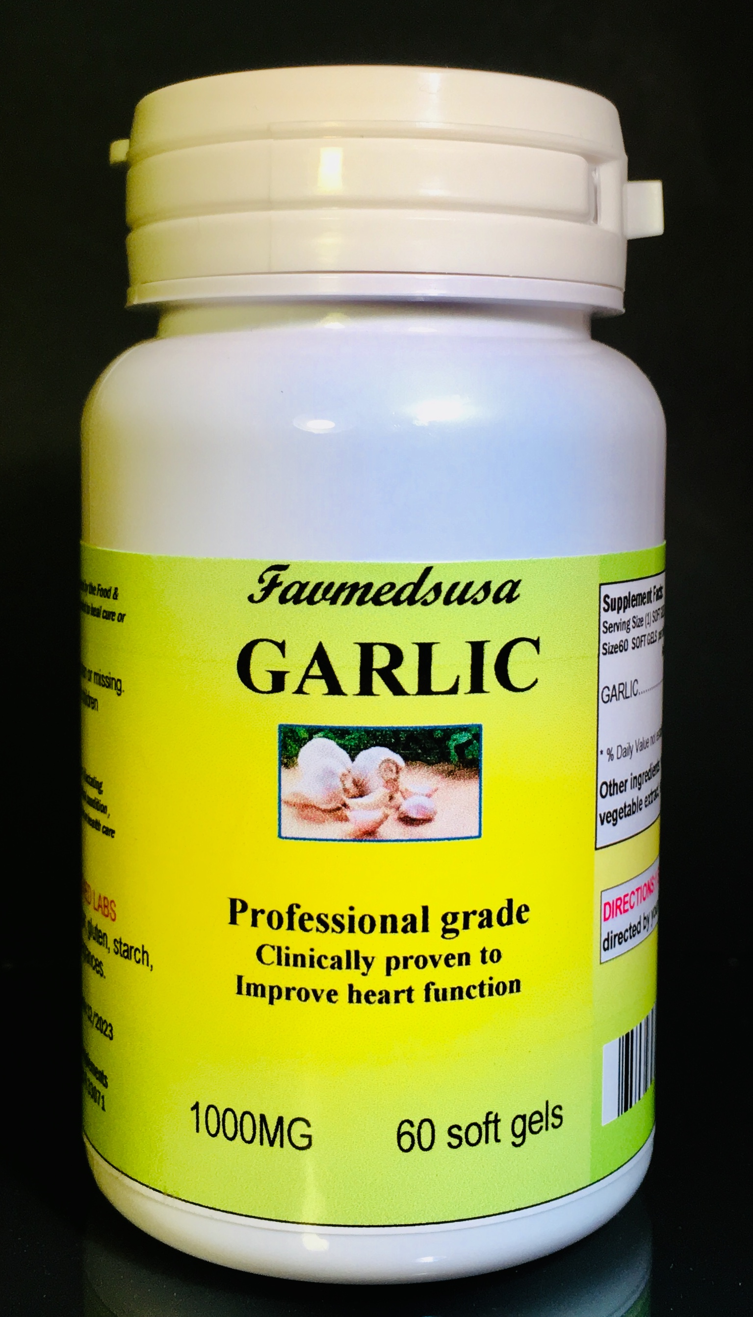 Garlic 1000mg - 60 soft gels